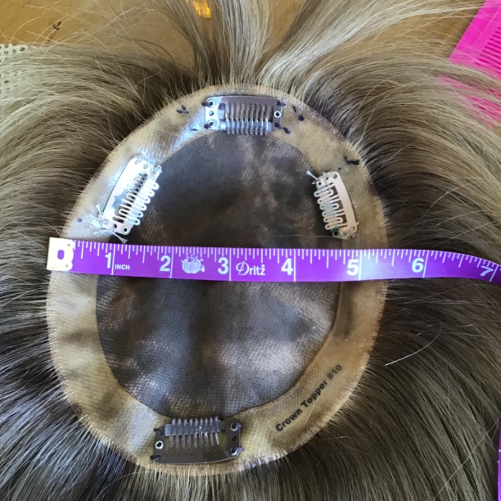 Hidden Crown Human Hair Topper - Picture 12 of 16